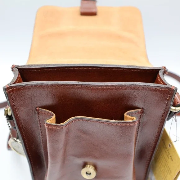 Patricia Nash Lari Crossbody Bag British Tan Vintage Veg Tan Leather P170333 - Picture 10 of 15
